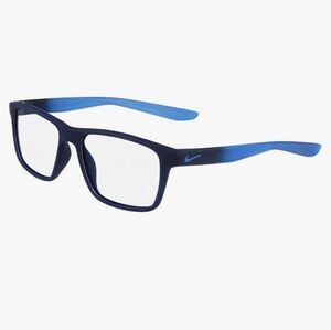 Nike 5002 422 Eyeglasses in Matte Midnight Navy Fade. Nike Youth